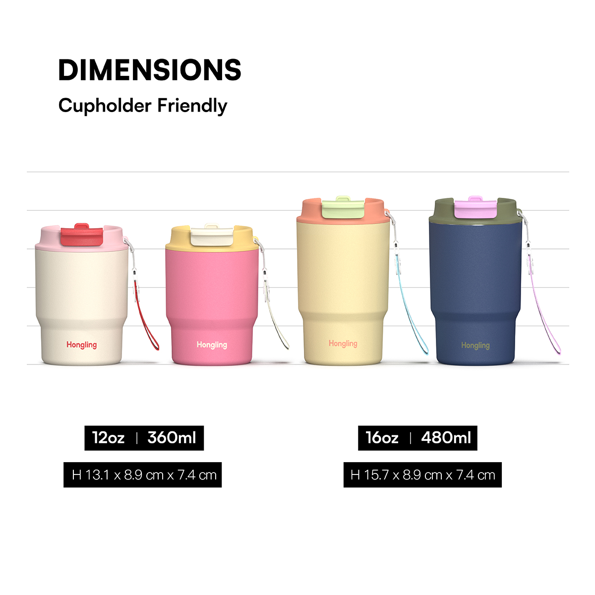 Certified Quality Premium Stainless Steel Vacuum Insulated Coffee Tumbler 360ml coffee mugs Capacity Modern Compact Portable for Travel water bottle manufacturer