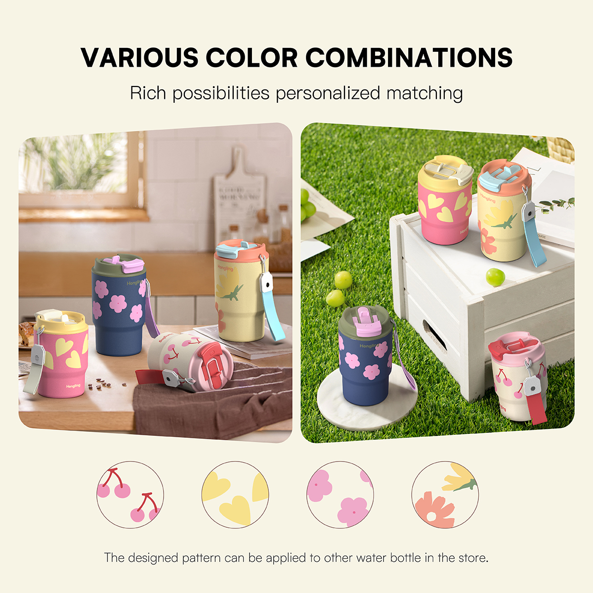 Certified Quality Premium Stainless Steel Vacuum Insulated Coffee Tumbler 360ml coffee mugs Capacity Modern Compact Portable for Travel water bottle manufacturer