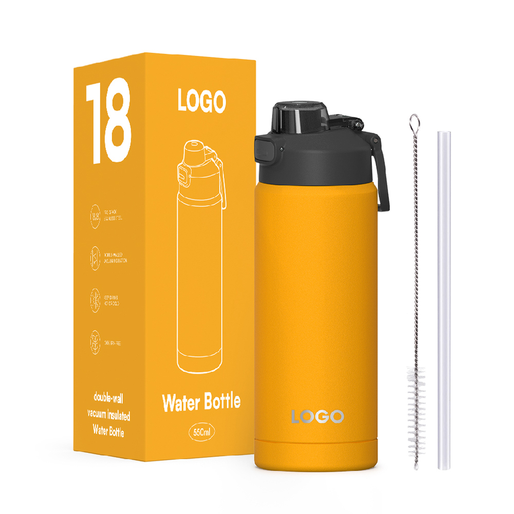 18oz/24oz/32oz/40oz New water bottle with Bounce double drink cap