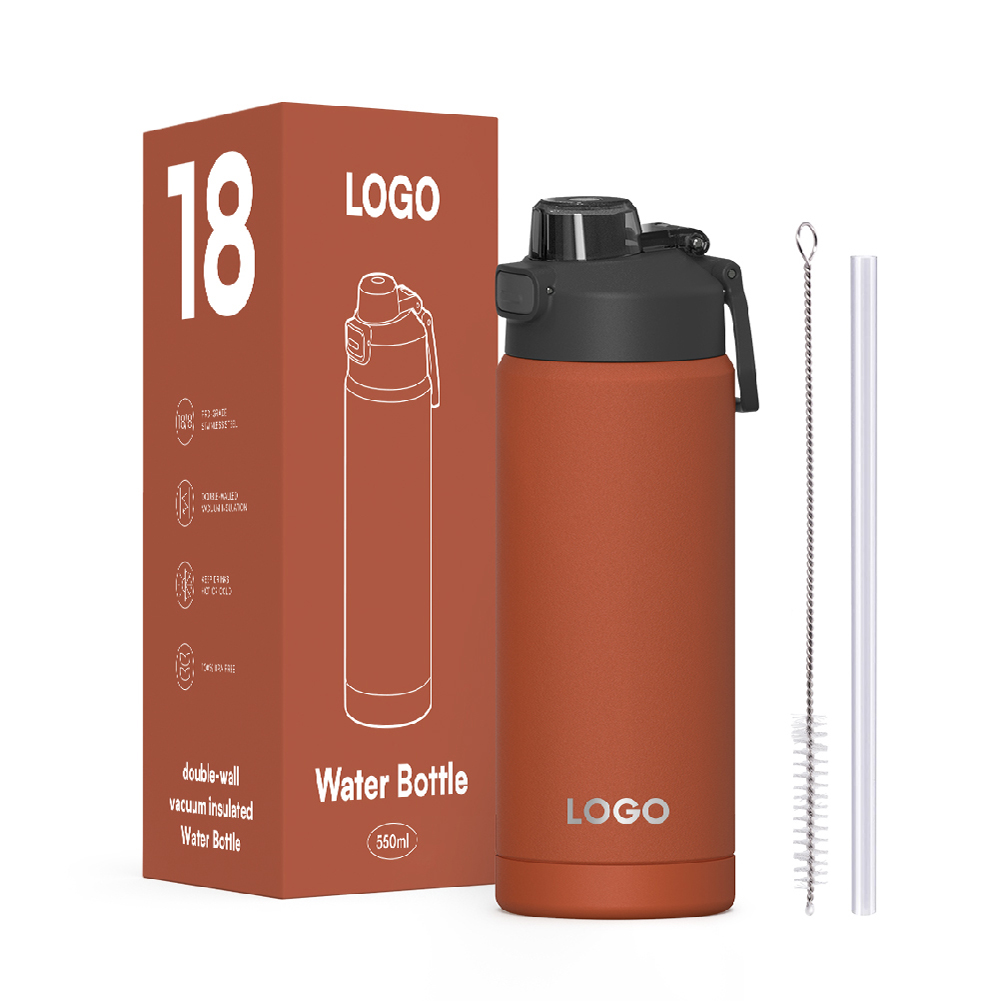 18oz/24oz/32oz/40oz New water bottle with Bounce double drink cap