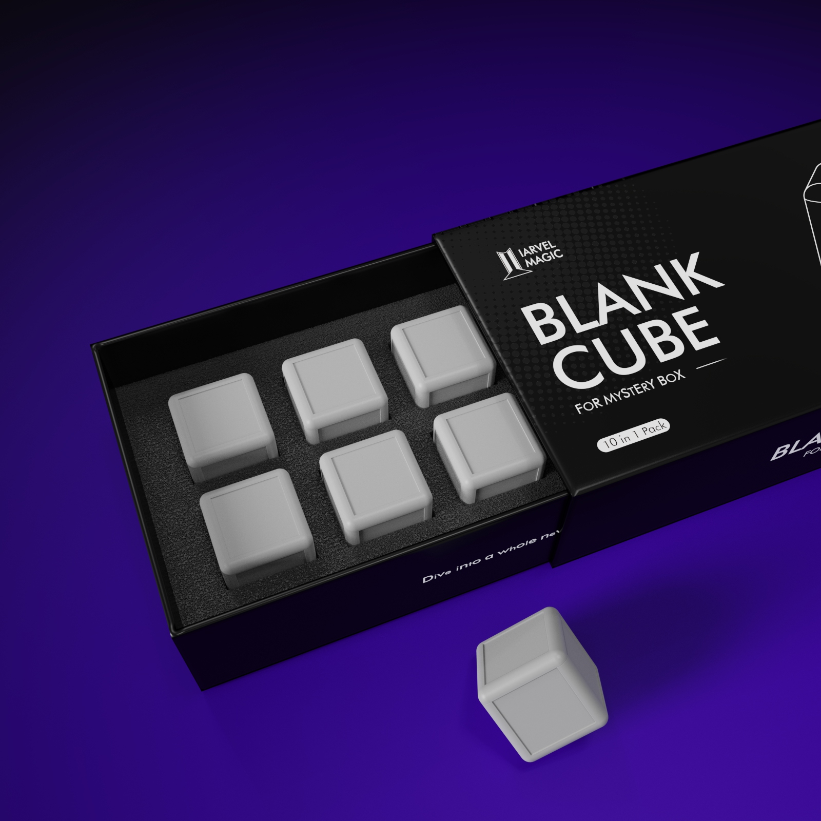 Blank Cube For Mystery Box By IARVELMAGIC