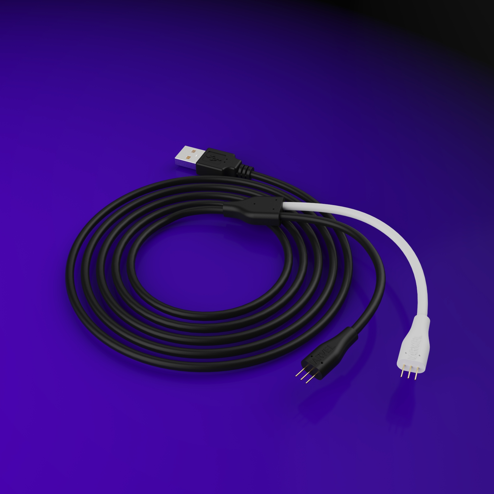 3 Pin Charge Cable by IARVEL MAGIC