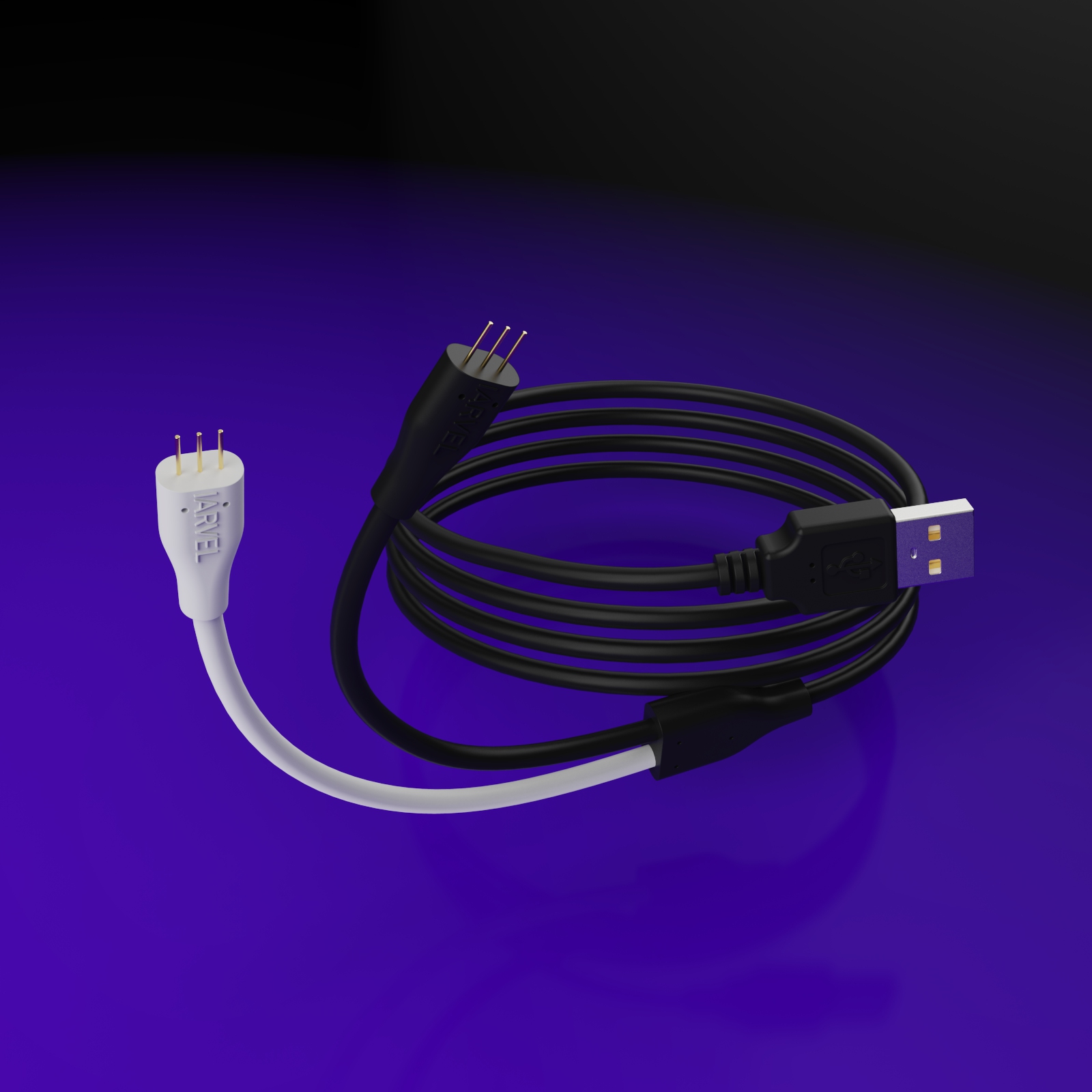 3 Pin Charge Cable by IARVEL MAGIC
