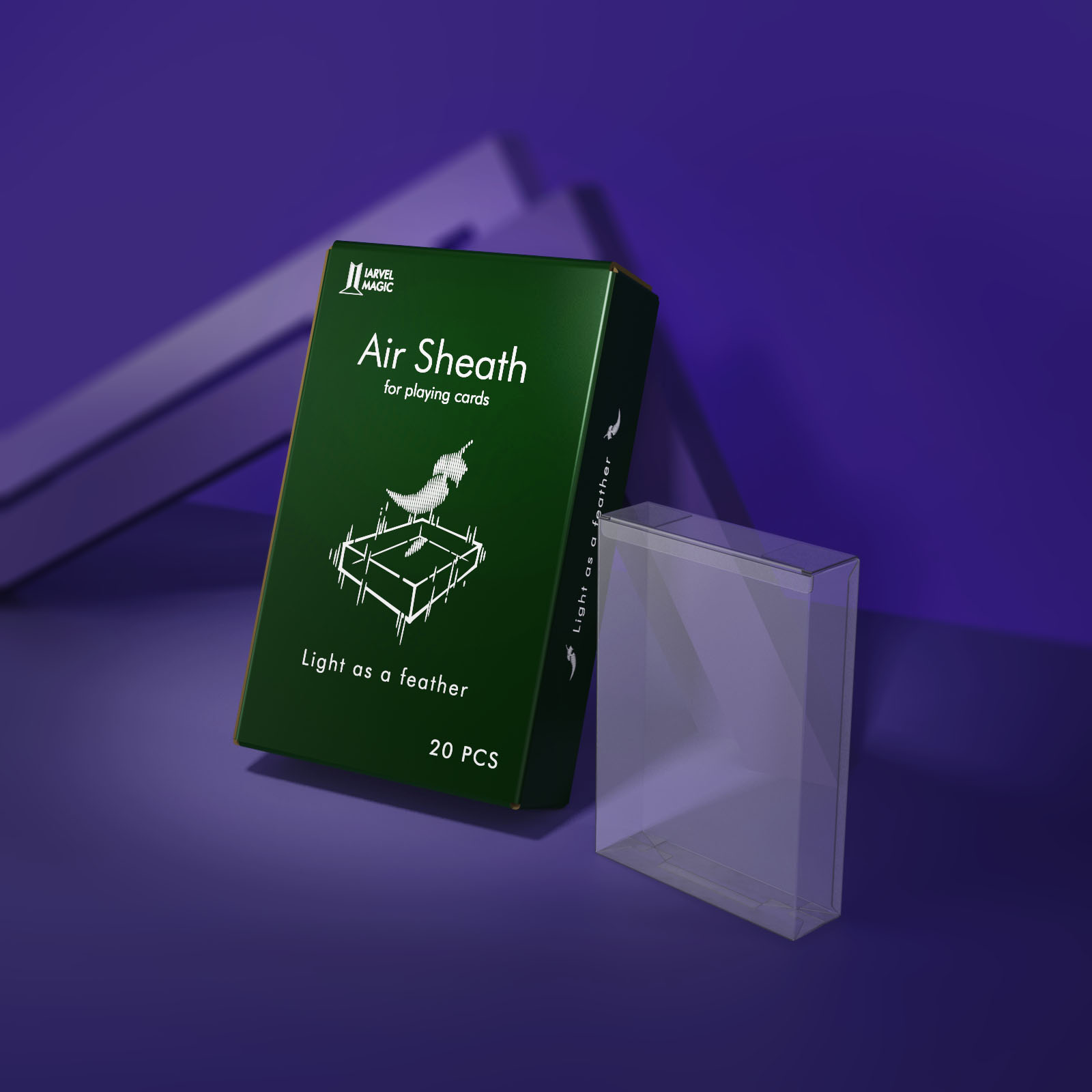 Air Sheath For Playing Cards Deck by IARVEL MAGIC