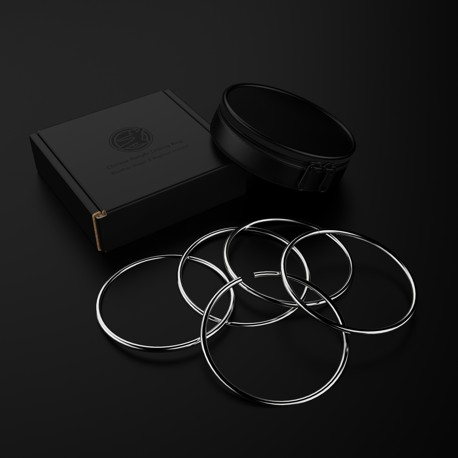 Chinese Kongfu Linking Ring by Bluether Magic and Raphael