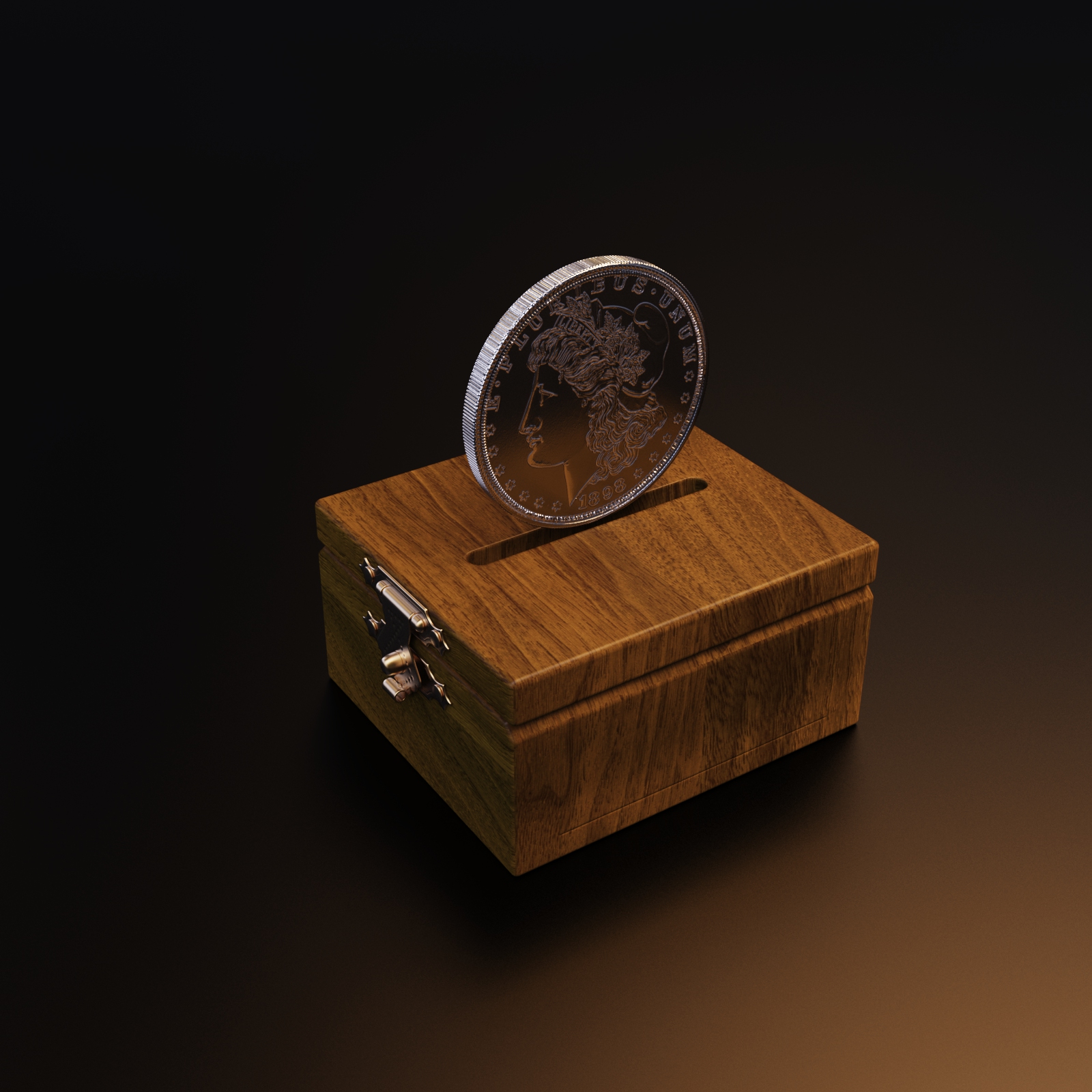 Coin Thru Glass by IARVEL MAGIC