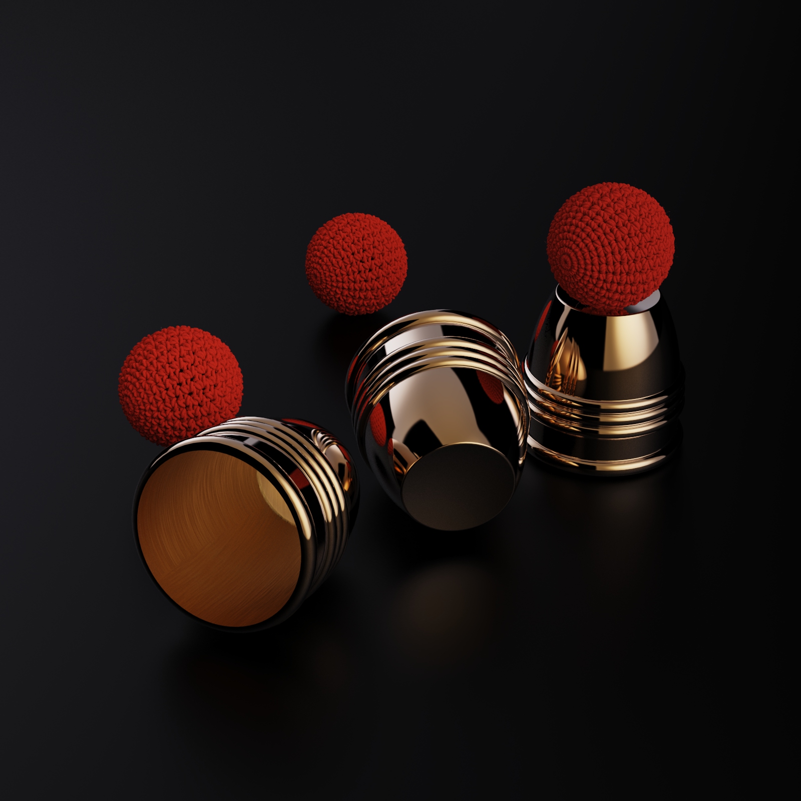 Cups And Balls Set by Bluether Magic And Raphael