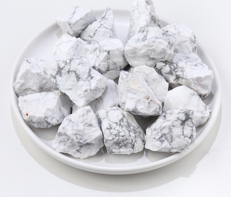 💎Natural crystal rough white turquoise diffuser stone✨
