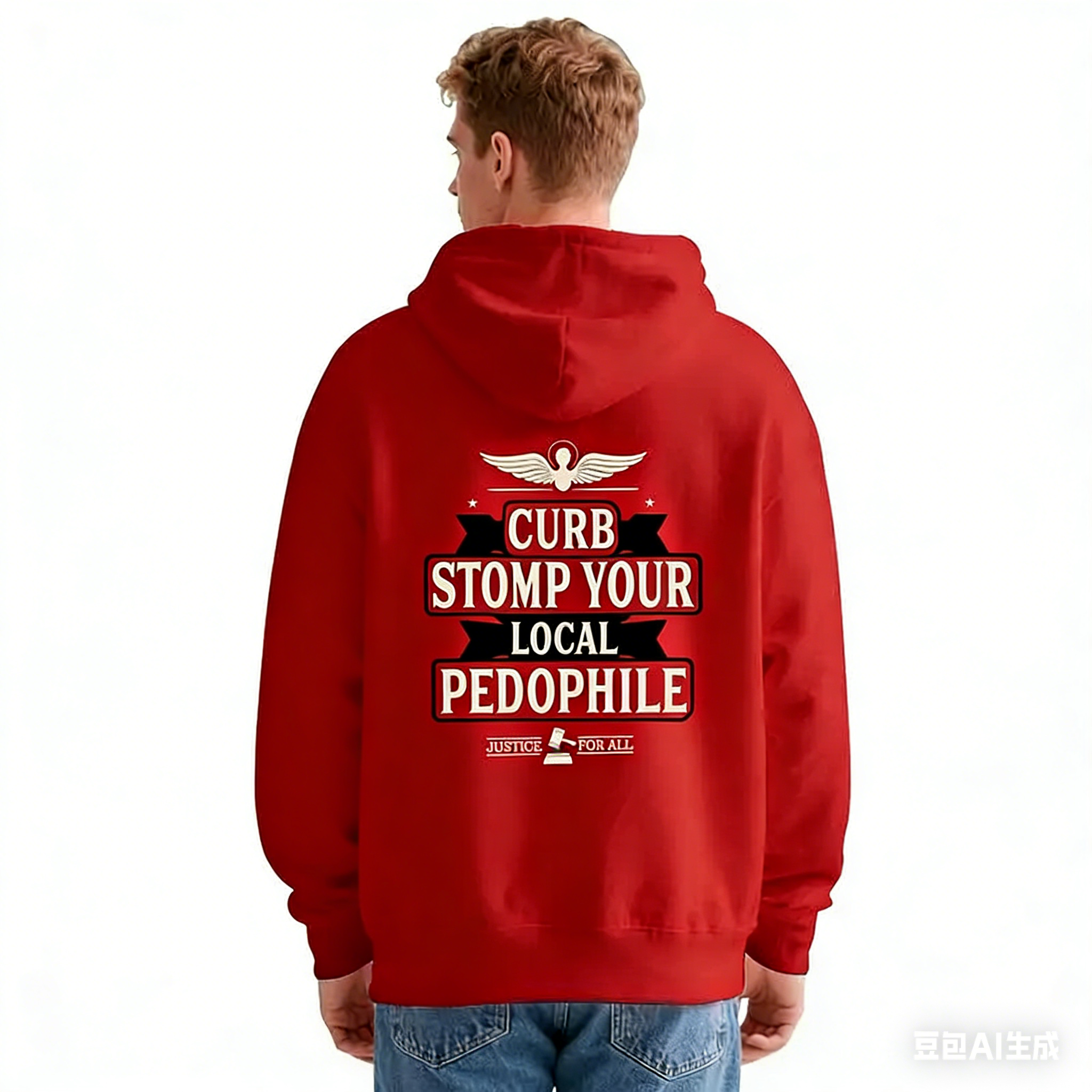 CURB STOMP P3do Printed Men's T-shirt Graphic Sweatshirt/Hoodie , Gift For Him