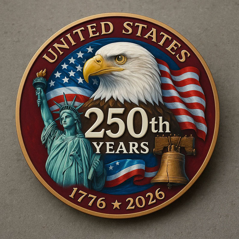 US 250th Anniversary Coin