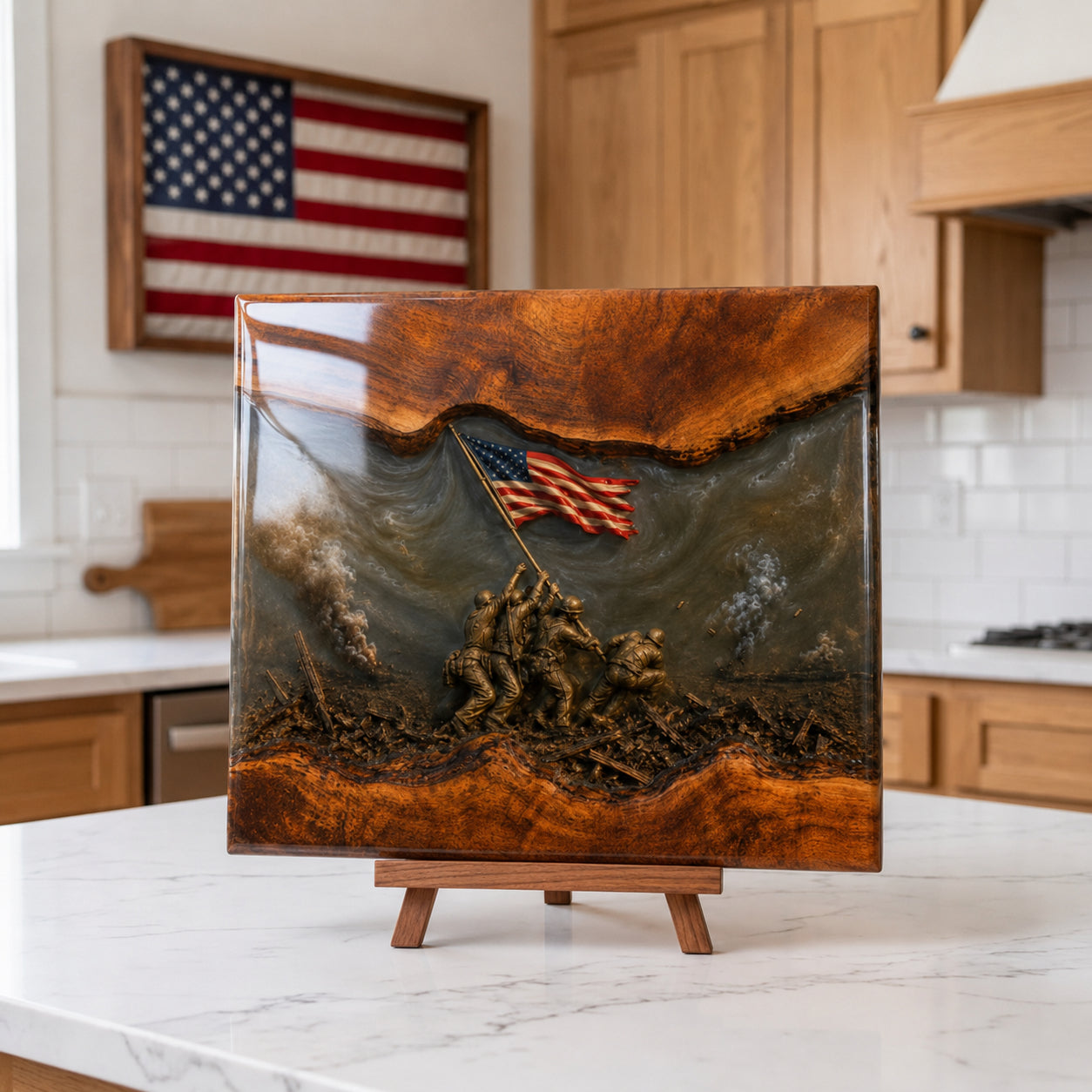 Handcrafted Veteran Memorial Display Boards- Only 11 Left