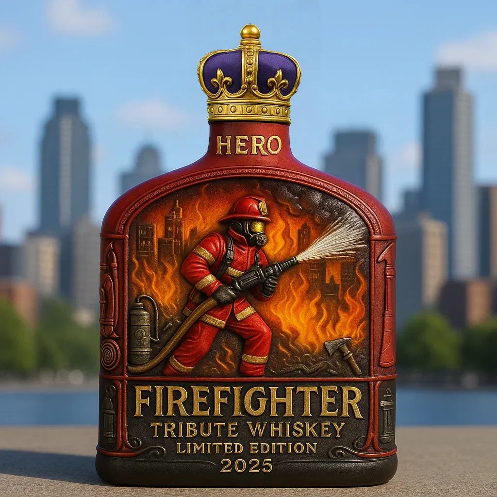 🔥Last Day Promotion 50% OFF🔥 - Firefighter Tribute Limited Edition Whiskey Bottle
