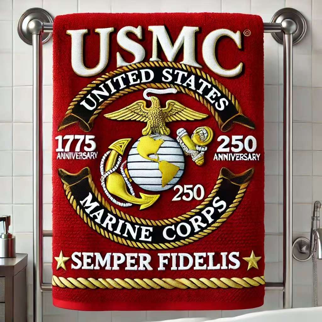 250th Anniversary Marine Corps Commemorative Towel