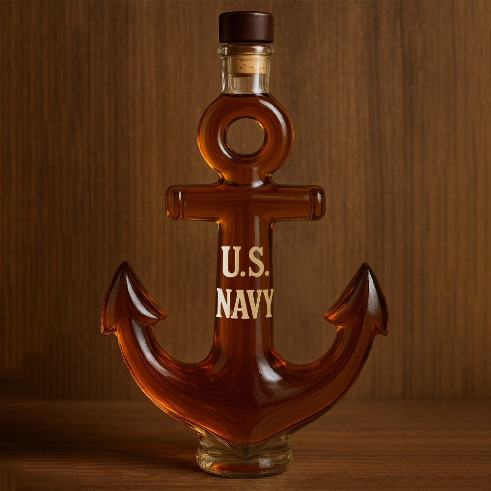 Military Whiskey Bottle