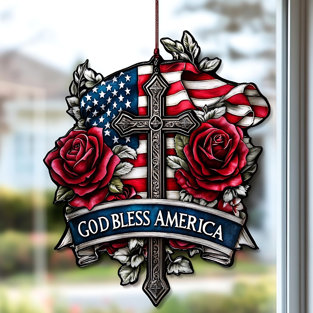 Honor & Remembrance: Poppy Cross Patriotic Keepsake