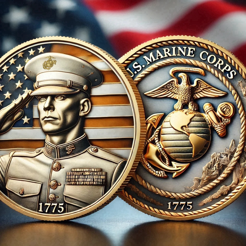 U.S. Marine Corps 250th Anniversary Commemorative Coins