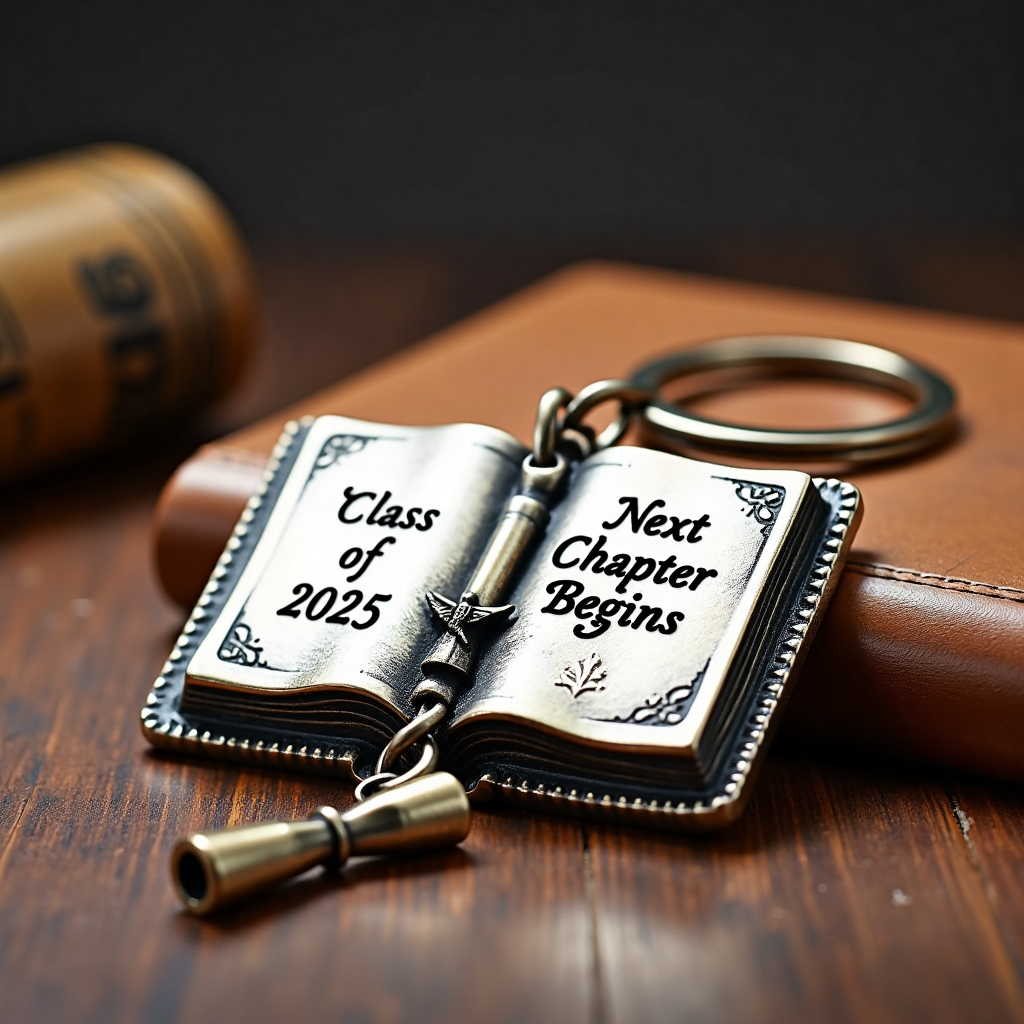 Class of 2025 Book-shaped Graduation Keychain