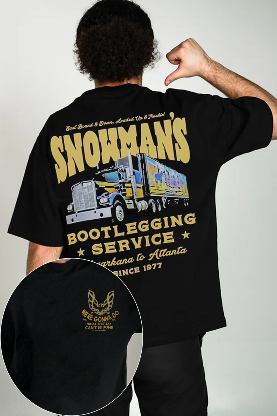 Snowman’s Bootlegging Service Hoodie, Smokey and The Bandit Sweatshirt, Funny Movie Fan Hoodie