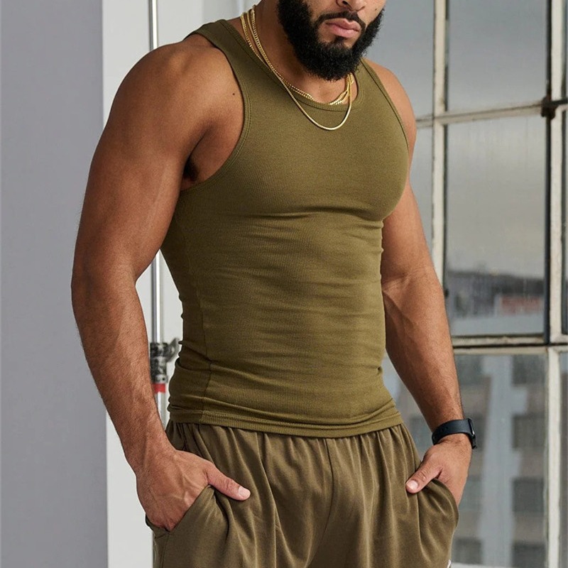 Premium Ultra-Soft Cotton Fitted Tanks 3 Pack