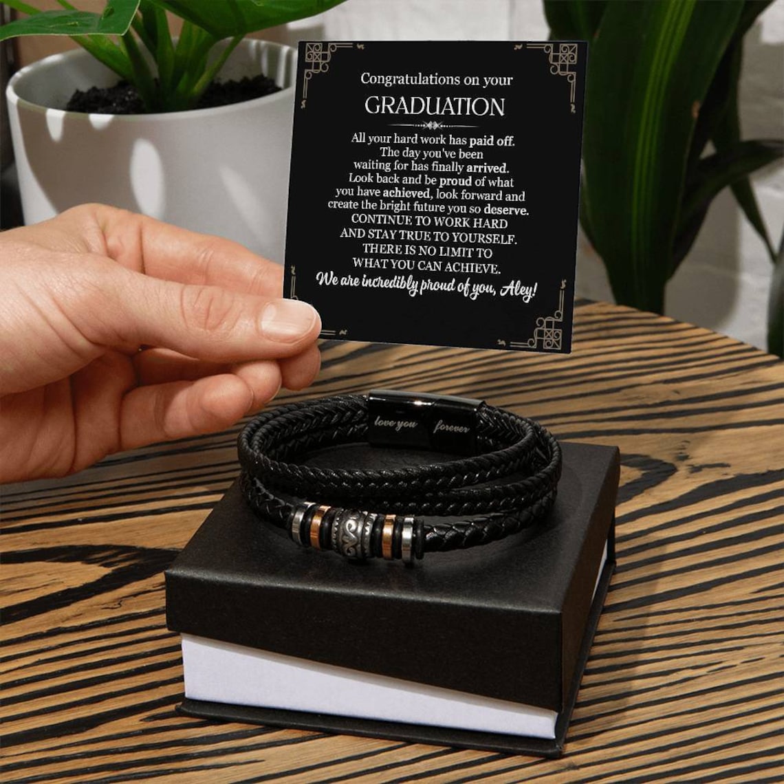 Graduate Bracelet Gift for Boys