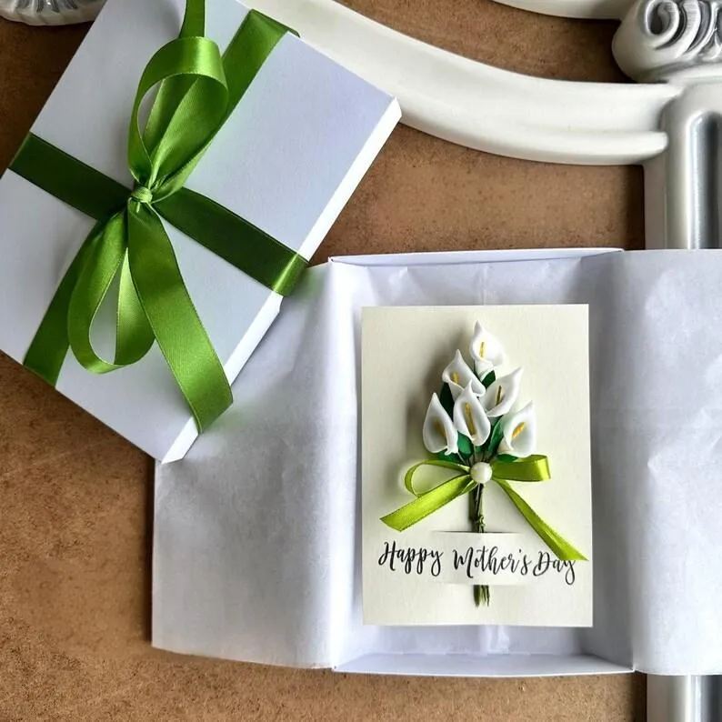 Calla Lily Flower Card