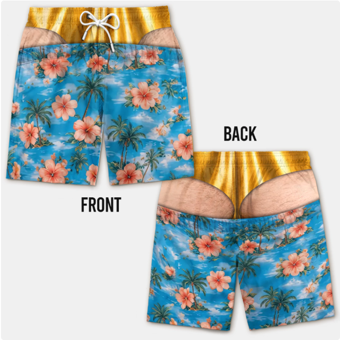 Custom Funny Patriotic Men Swim Trunks - Personalized Birthday Gifts For Husband, Son,  Brother, Dad, Yourself