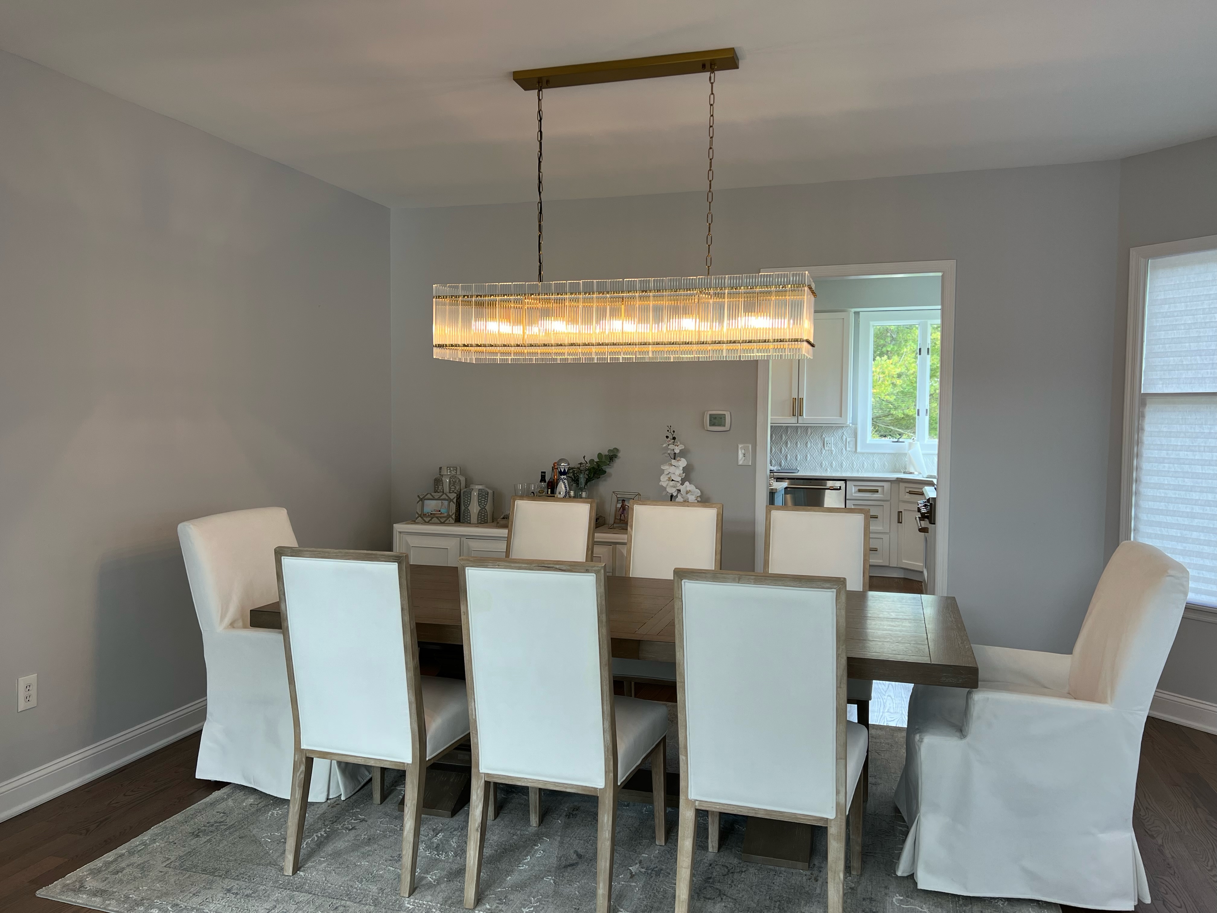 San Marco Rectangle Chandelier 54"