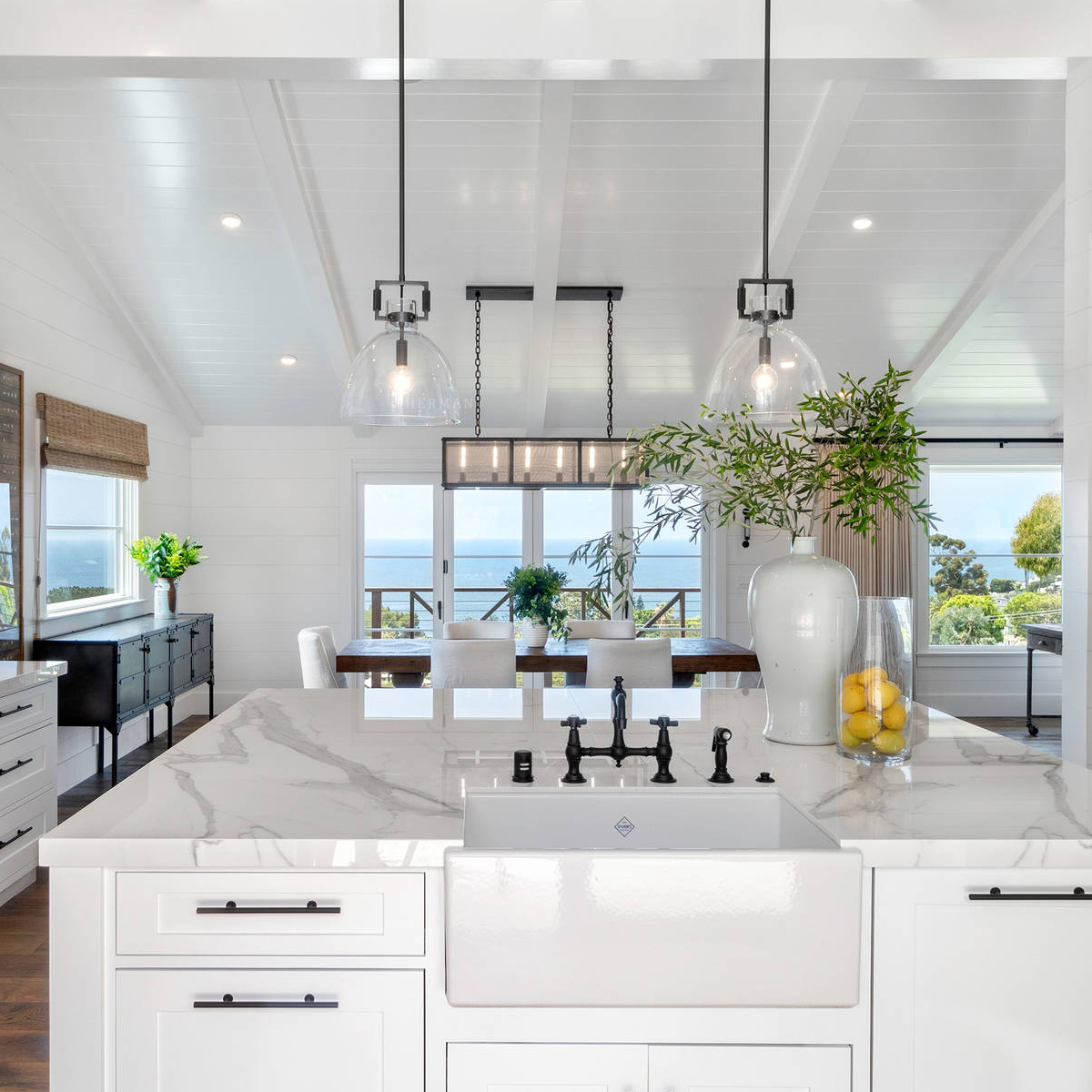 Machines Cloche Machinist Glass Globe Shade Pendant Light 10'', 14'', 18''