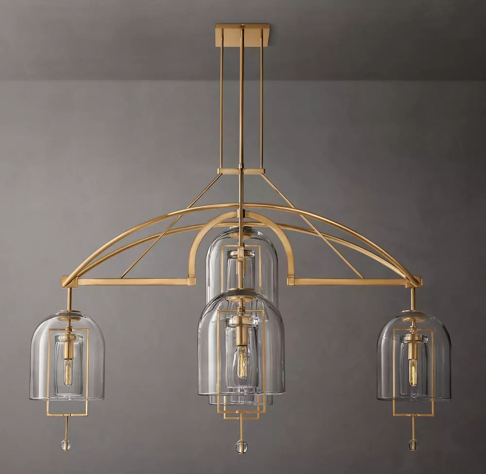 Fulcrum Round Chandelier 60"