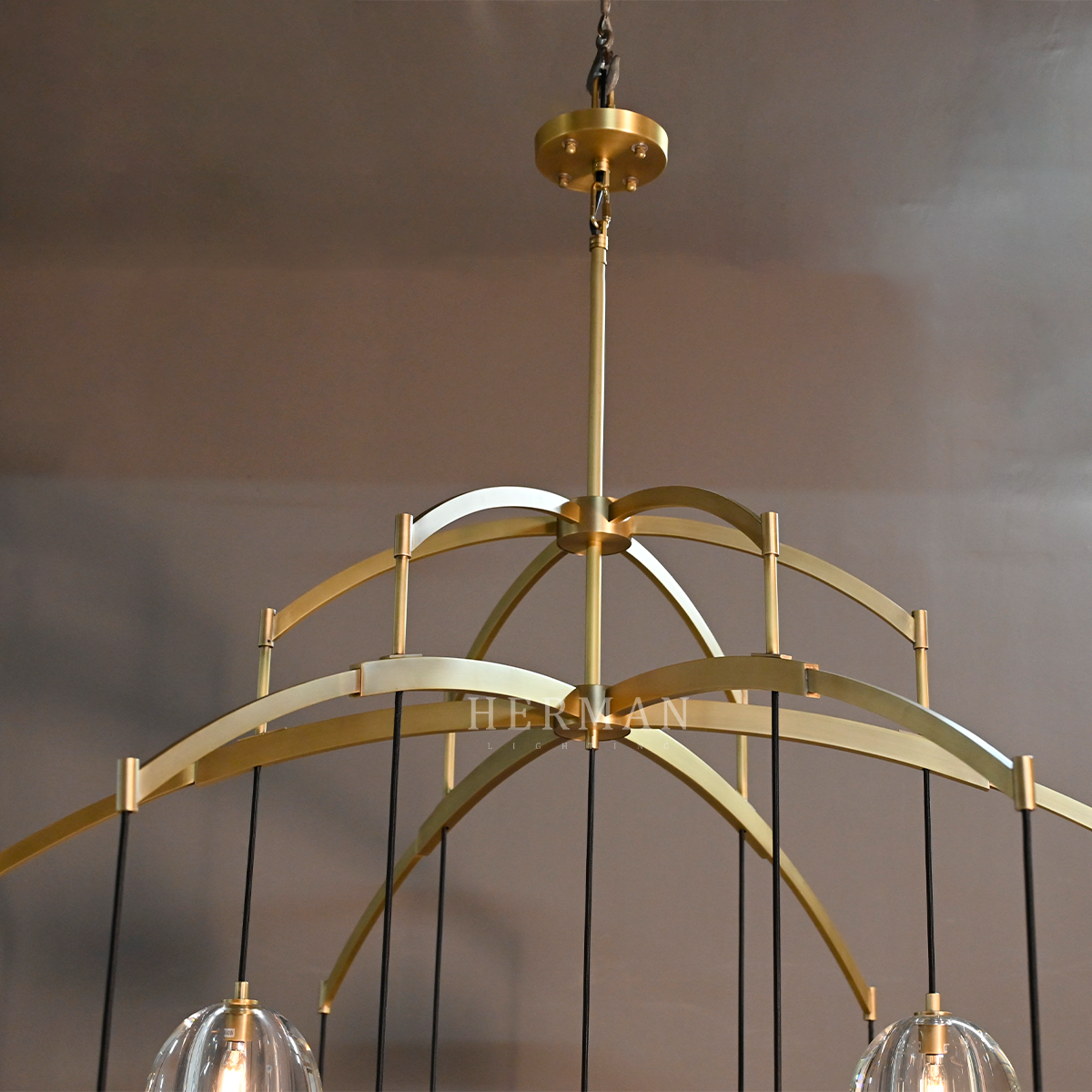Hemisphere Round Chandelier 60''