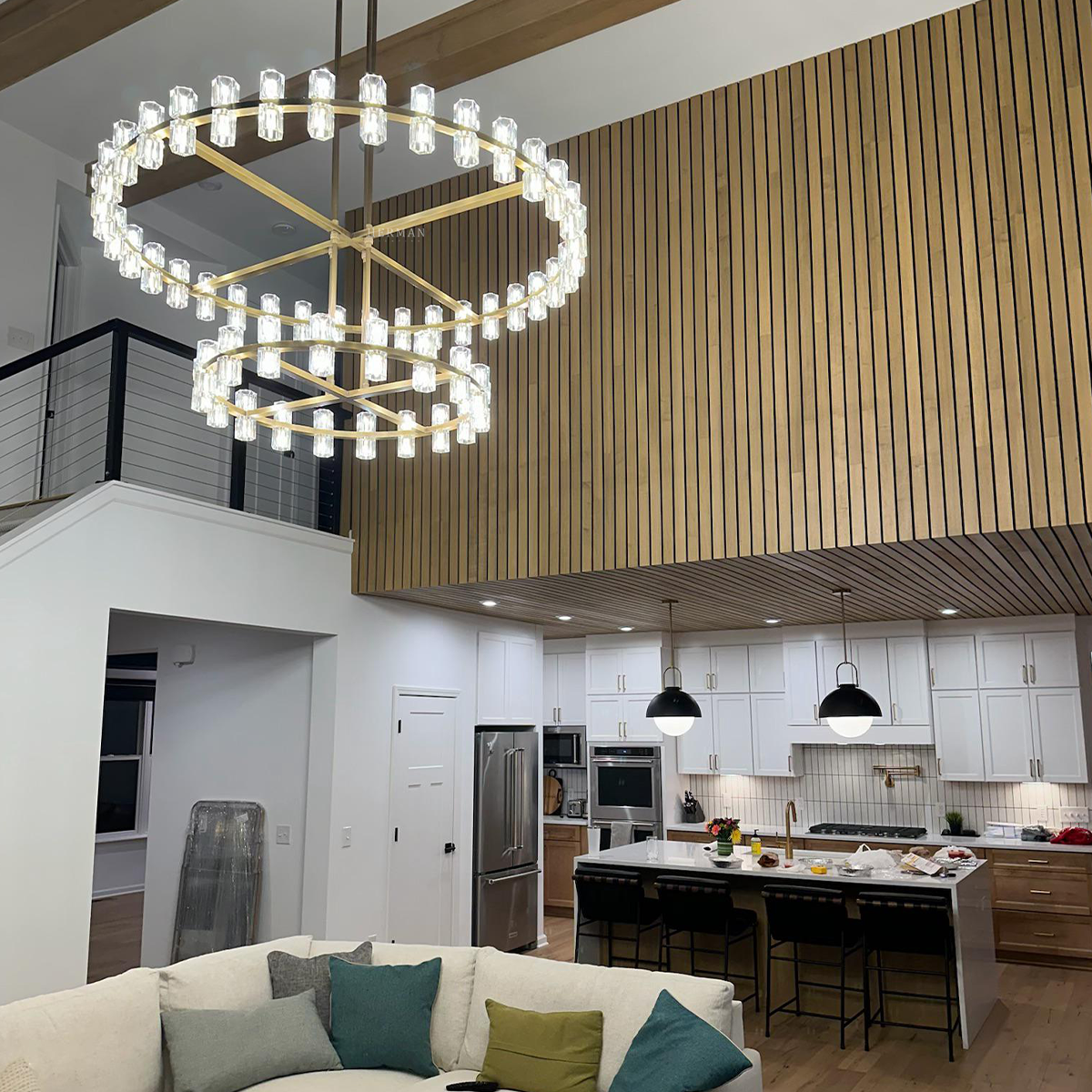 Arcachon led Tier Round Chandelier 60"