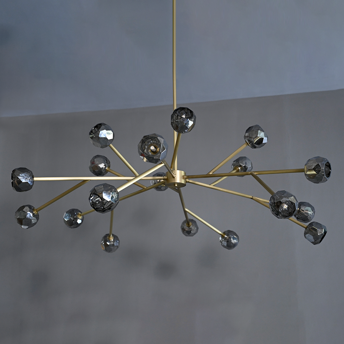 Boule Crystal Round Chandelier 72"