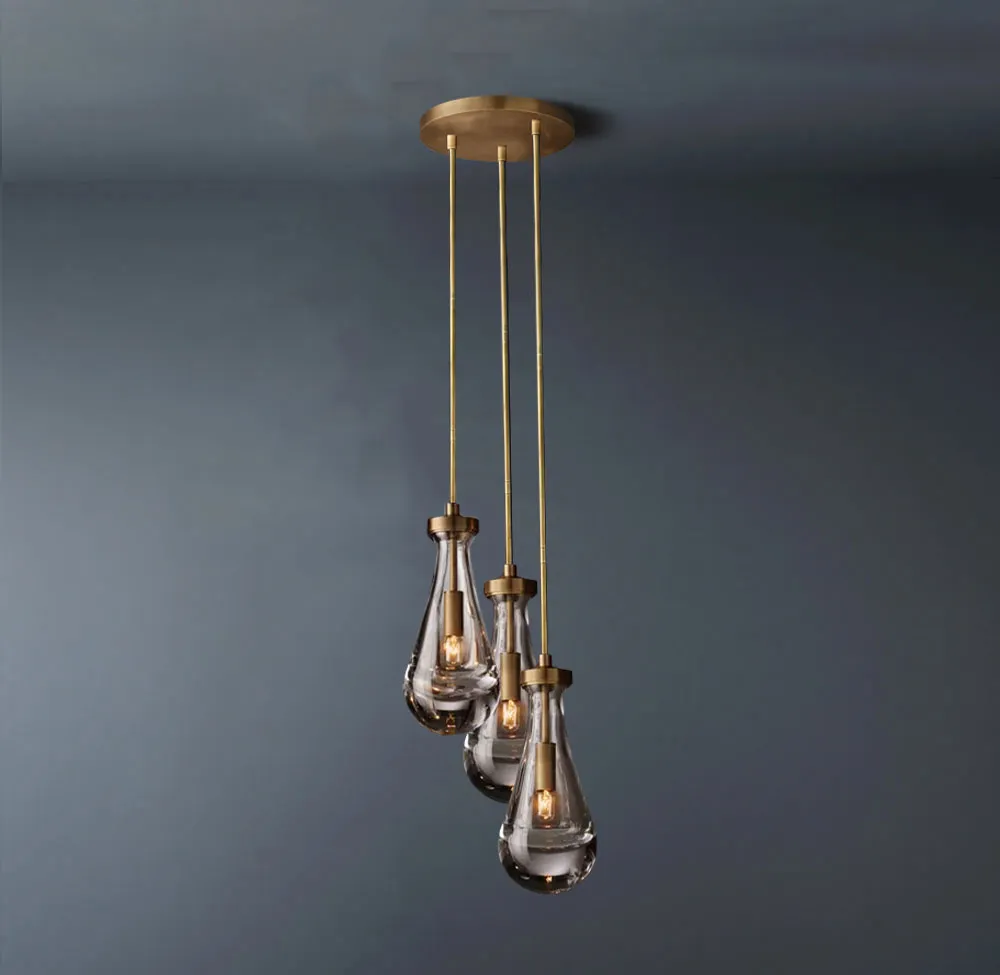 Raindrop Round Chandelier 3 LIGHTS