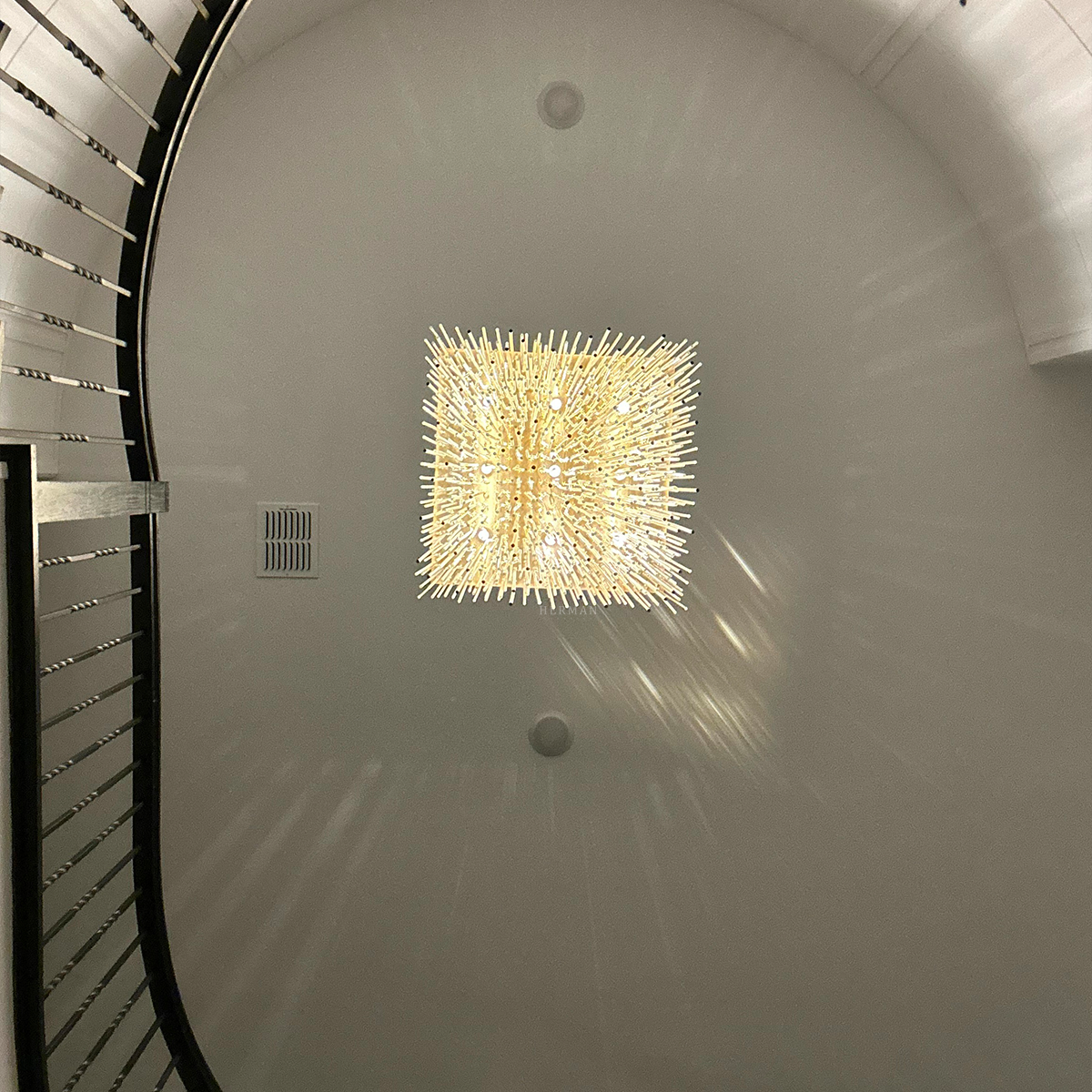 Cascad Square Chandelier 20"