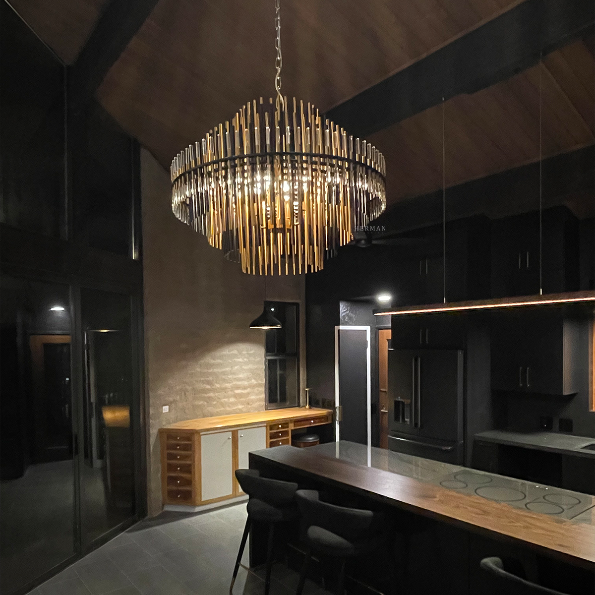 Emilia Round Chandelier 24" 32" 42"