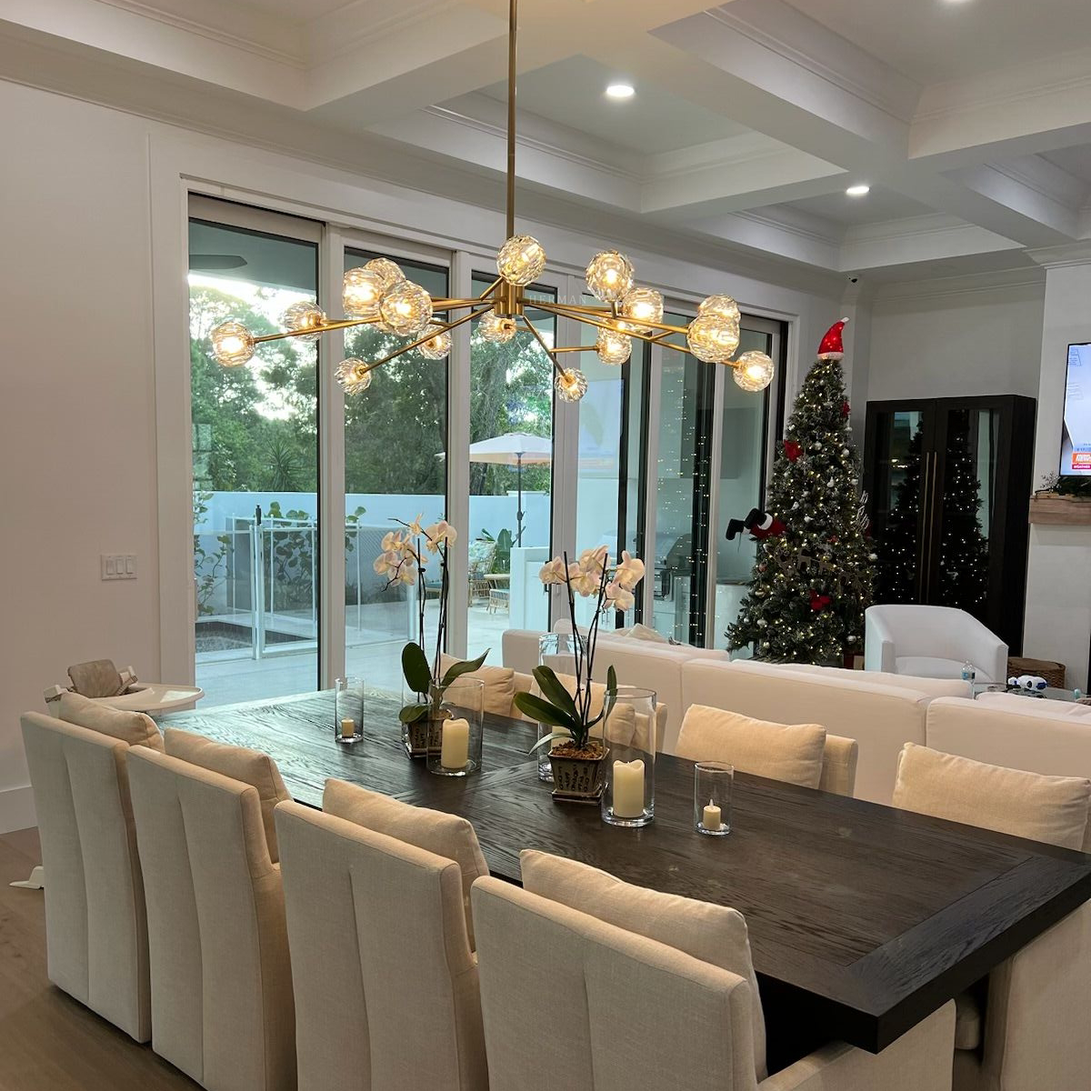 Boule Cristal Round Chandelier 60"