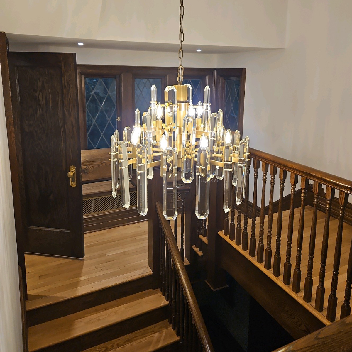 Bronnington Crystal Round Chandelier 24"