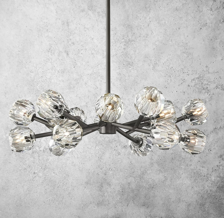 Boule Cristal Round Chandelier 36"