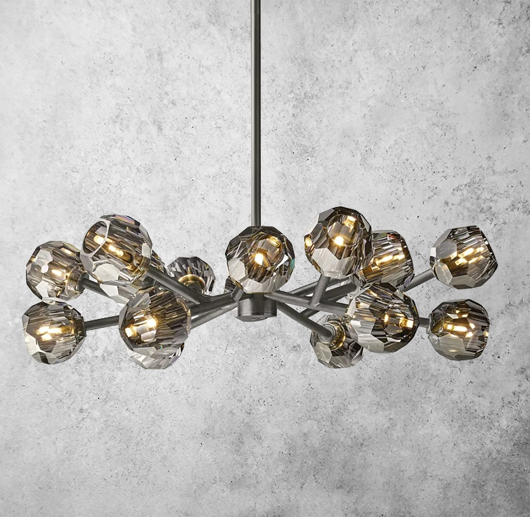 Boule Cristal Round Chandelier 36"