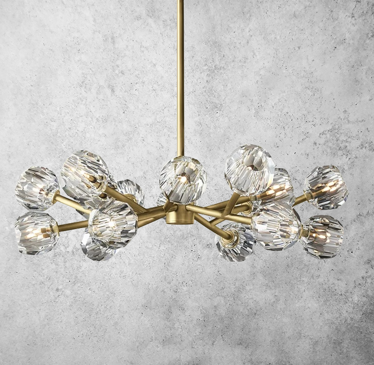 Boule Cristal Round Chandelier 36"