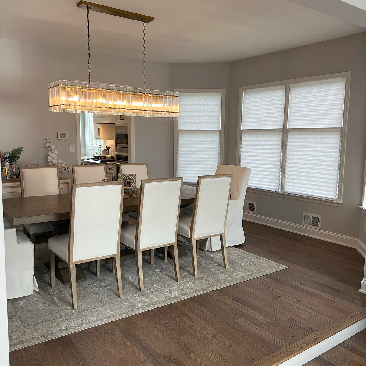 San Marco Rectangle Chandelier 54"