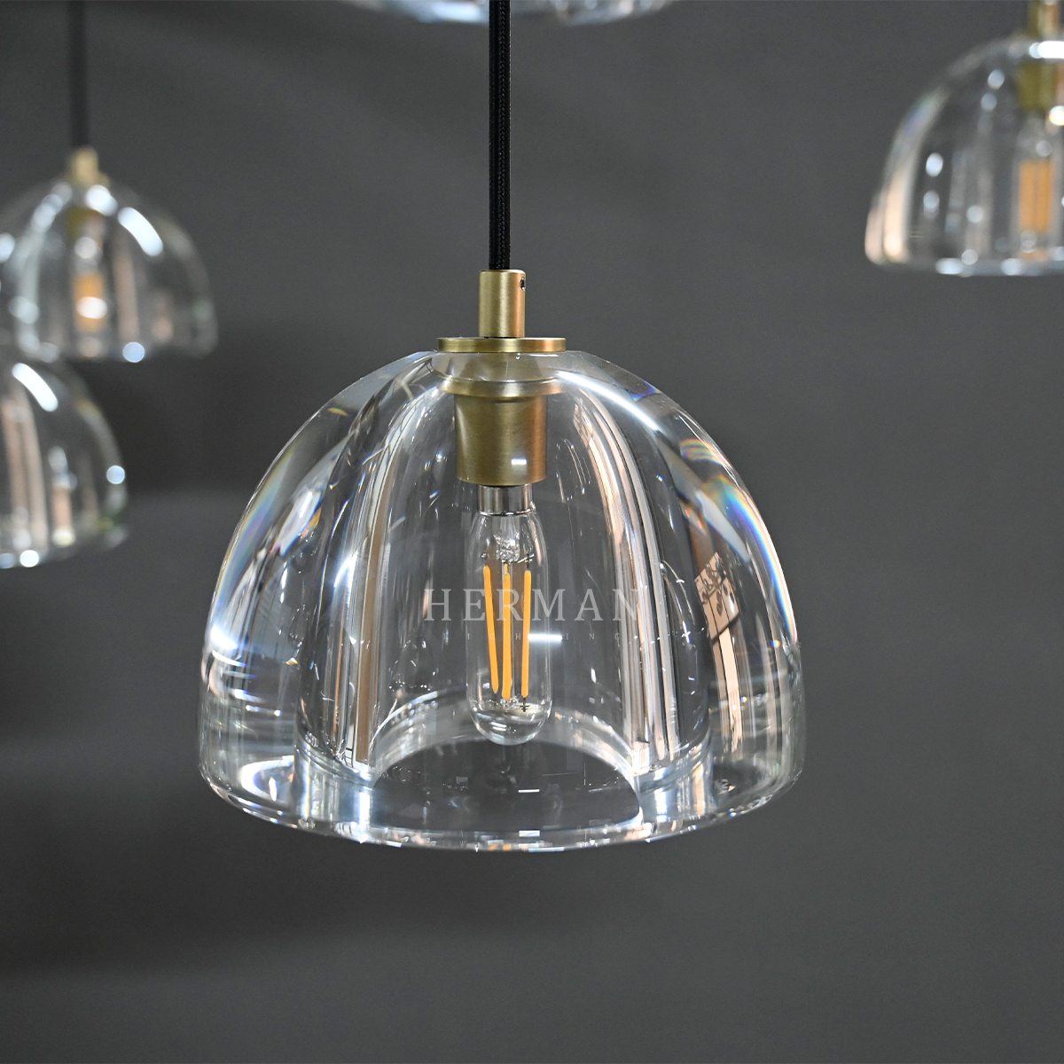 Hemisphere Round Chandelier 60''