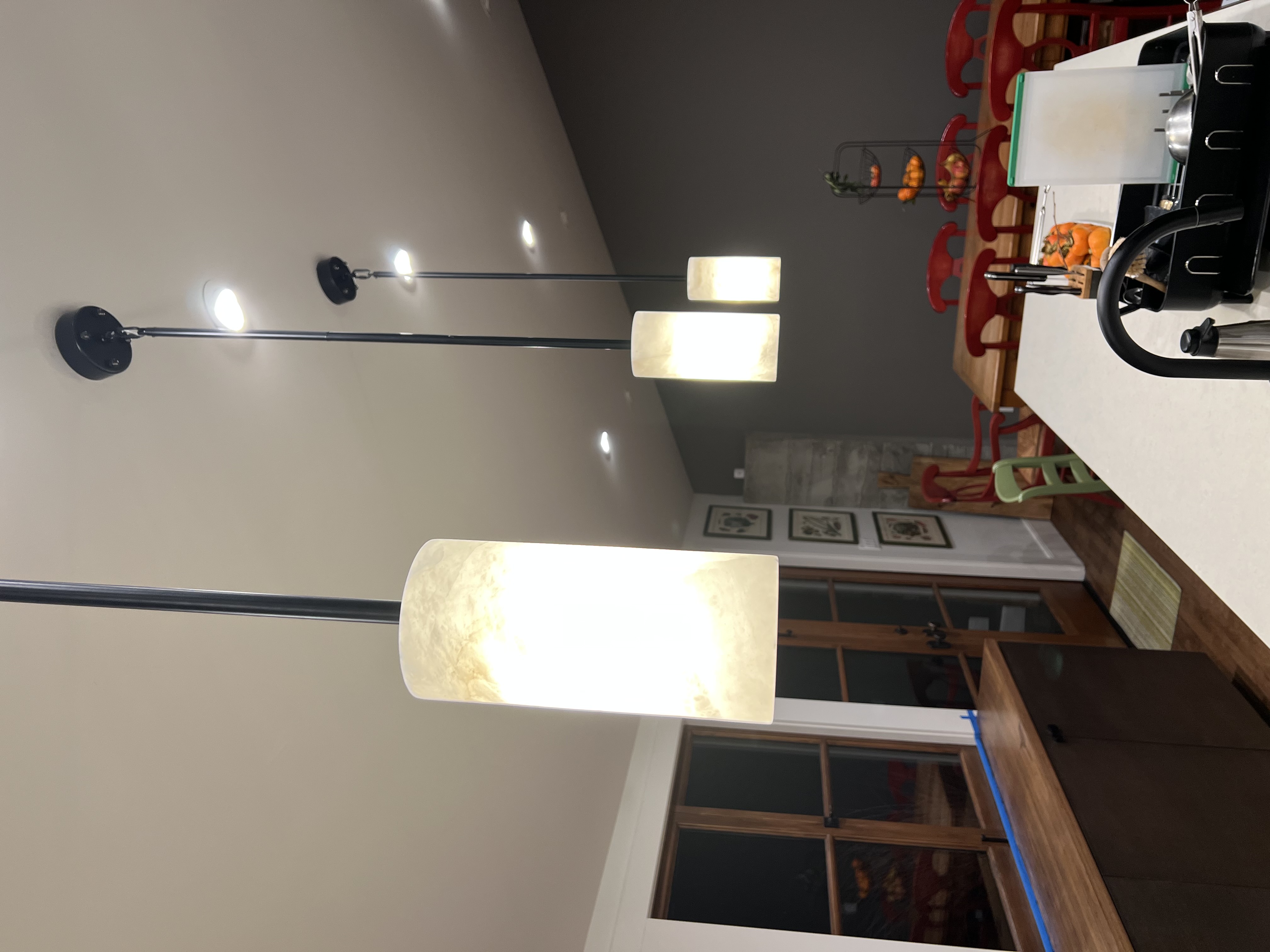 Hand Carved Alabaster Pendent