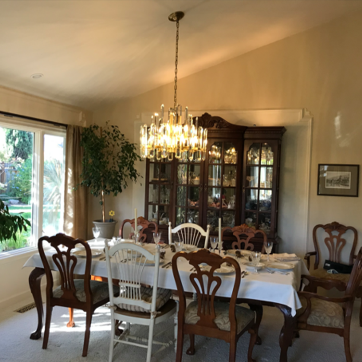 Bronnington Crystal Round Chandelier 24"