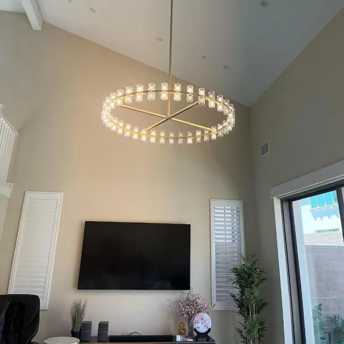 Arcachon led Round Chandelier 36"