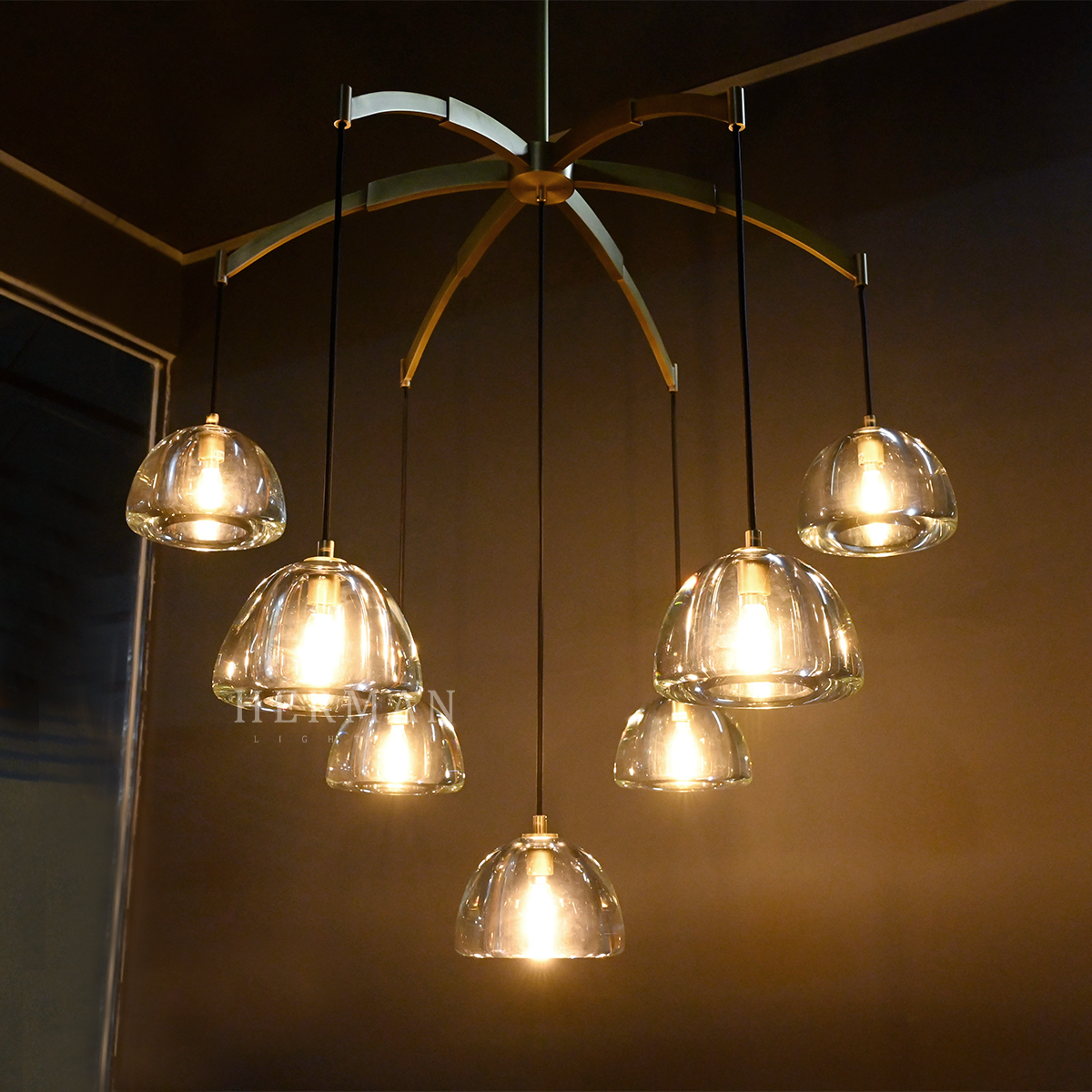 Hemisphere Round Chandelier 60''