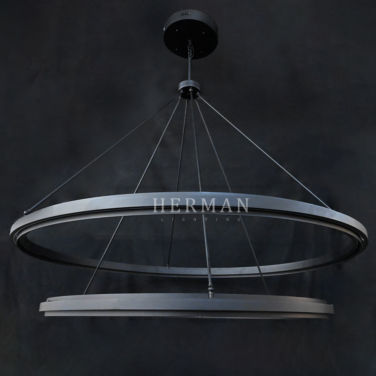 Peralta 2-Tier Round Chandelier