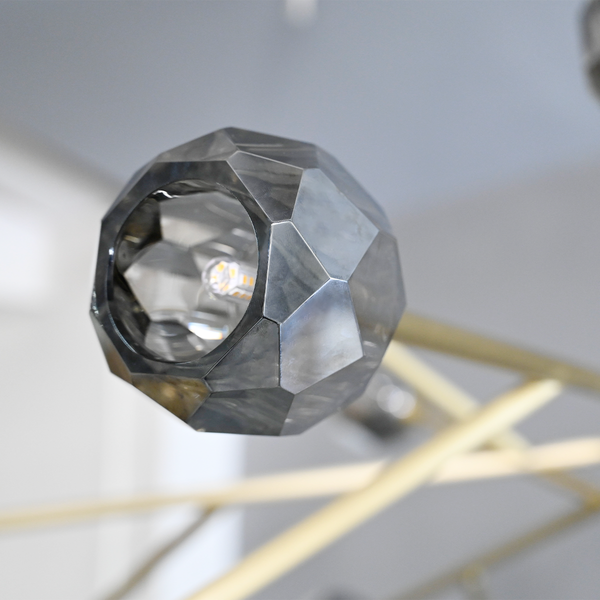 Boule Crystal Round Chandelier 72"