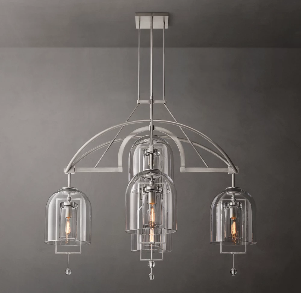 Fulcrum Round Chandelier 60"