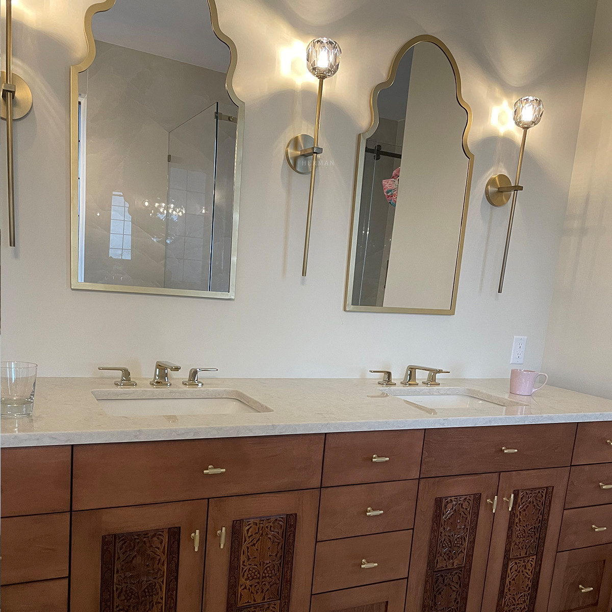 Boule Crystal Linear Wall Sconce